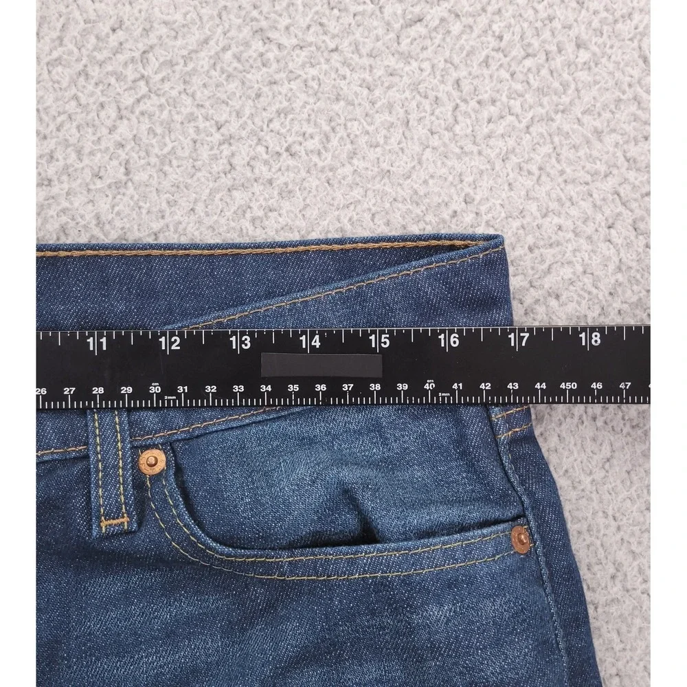 LEVIS 541 Jeans Mens Size 33x32 Athletic Fit Tapered Leg Dark Wash Stretch Denim